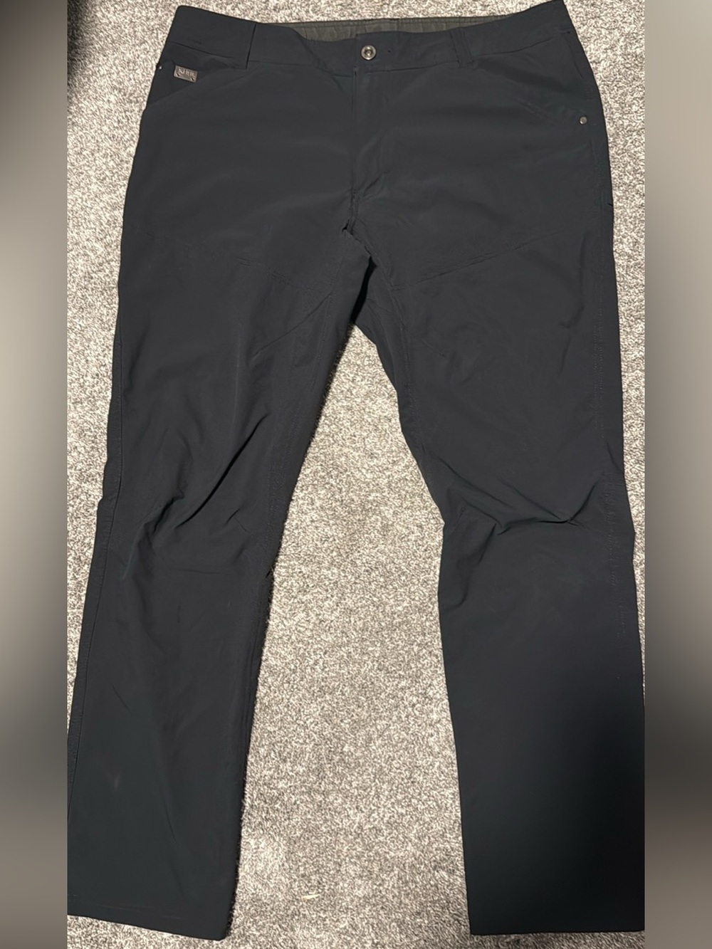 Kuhl Pants Men’s 38x32 Black Silencr Ripstop Performance Hiking Chinos